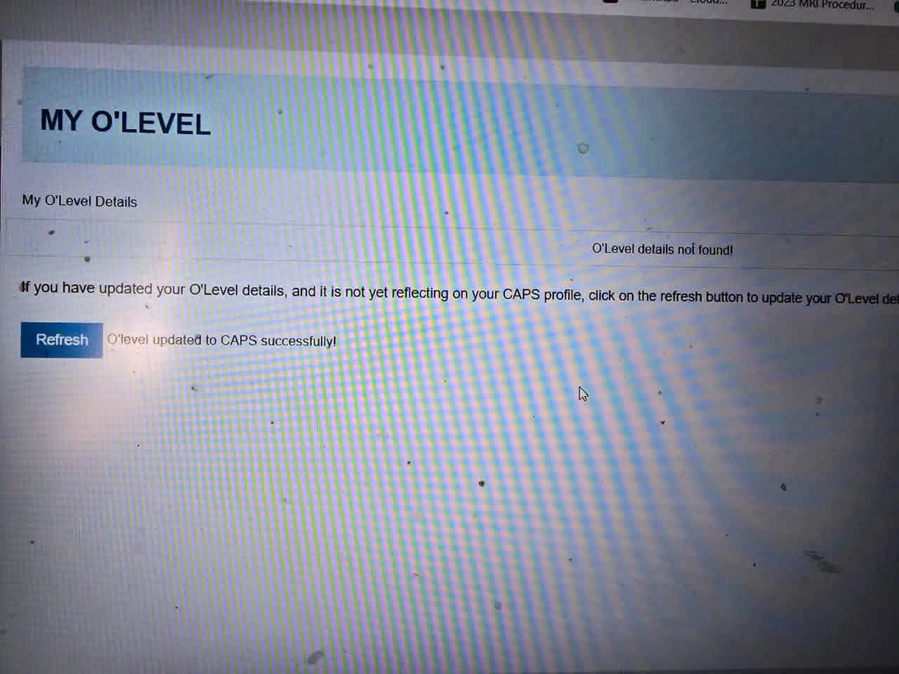 O'LEVEL UPLOAD